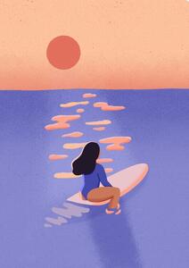 Illustration Surf, Aurore Leprivey