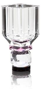 Reflections Copenhagen - Utah Vase - Vas - Clear / Rose - L13 x W13 x H27,8 cm