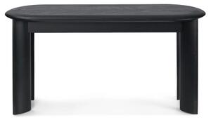 Ferm Living - Bevel Bench - Bänk - Bevel Bench - Black Oiled Beech - W90 x D35 x H45 cm