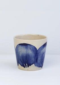 Bornholms Keramikfabrik - Original Cup - Kopp - Blue Brush - 7,5cm H: 7,0cm