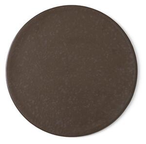 Audo Copenhagen - NNDW - Plate/Lid - Tallrikar - Dark Glazed - Ø21,5 - Ø21,5 x H0,8 cm