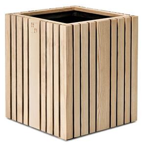 SQUARELY CPH - GrowBIG - Växtlåda - Natural Ash - W45 x H52 x D45 cm