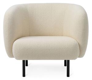 Warm Nordic - Cape Lounge Chair - Fåtölj - Barnum 24 (Cream) - L90 x W82 x H80 cm