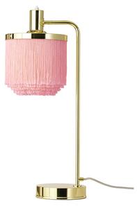 Warm Nordic - Fringe / Table Lamp - Bordslampa - Pale Pink - L20 x W26 x H61 cm