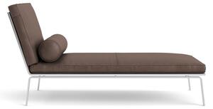 NORR11 - MAN Chaise Lounge - Daybed - Vintage Leather - Dark Brown 21001 - W82 x L150 x H34 x SH78 cm