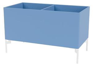 Montana - Colour Box III – S4162 - With Snow Legs - Förvaringslådor - Azure - W46,8 X H42,6 X D35,4 cm