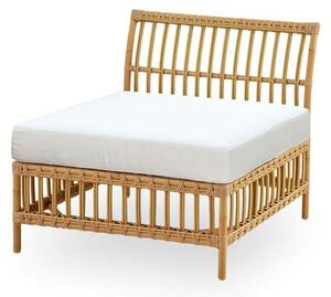 Sika - Maggie - Center Modul - Modulär soffa - Frame: Natural / Fabric: A670, Michelangelo, White - B85 x D77 x H72 x SH43 cm