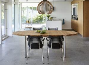 Naver Collection - Extension Oval Table / GM 2142 & 2152 by Nissen & Gehl - Matbord - GM 2152 Oiled Oak / Black powder coated steel - L230 x W120 x H74 cm