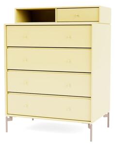 Montana - KEEP - With Mushroom Legs - Byrå - Camomile - H 94.8 CM / W 69.6 CM / D 30/46.8 CM