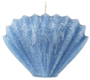 Broste CPH - Figure Candle Seashell / Shell - Blockljus - Baja Blue - Stock sale - W15 x L6 x H10 cm