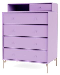 Montana - KEEP - With Mushroom Legs - Byrå - Iris - H 94.8 CM / W 69.6 CM / D 30/46.8 CM