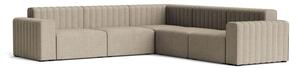 NORR11 - RIFF Sofa - Corner sofa - Soffa för 3 personer - Barnum Col 3 - W277 x D92 x H70 x SH40,5 cm