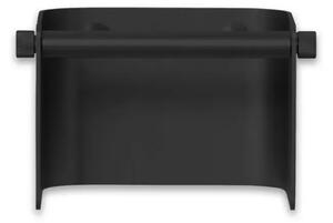 Form & Refine - Arc Toiletrulleholder - Toalettpappershållare - Sort - B: 11 cm, H: 8.2 cm, D: 8.2 cm