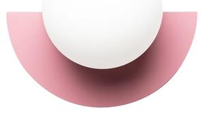 Swedish Ninja - Candy Little Circle 180 S - Vägglampa - Bubblegum Pink - W28 x D20 x H22 cm