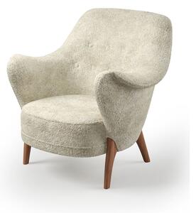 Warm Nordic - Cocktail Lounge Chair - Lounge stol - Sheepskin (Off-white) - L88 x W83 x H86 cm