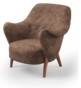 Warm Nordic - Cocktail Lounge Chair - Lounge stol - Sheepskin (Drake) - L88 x W83 x H86 cm