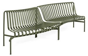 HAY - Palissade park dining bench in-out - Trädgårdsbänk - Olive - W283 X D97 X H80 X SH45
