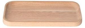 Blomus - Oku Tray - Bricka - Oak - S - Rectangle - H2 x L12 x W25 cm