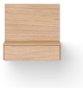 New Works - Tana Wall Mounted Nightstand - Hylla - Oak - H40,6 x W41,9 x D32,2 cm