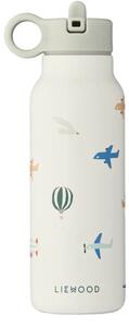 LIEWOOD - Falk Water Bottle - Dricksflaska för barn - Aviator / Ecru - H19,2 x D6,5 cm
