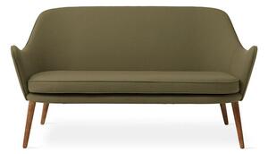 Warm Nordic - Dwell Sofa - Soffa för 2 personer - Hero 981 (Olive) - L141 x W76 x H73 cm