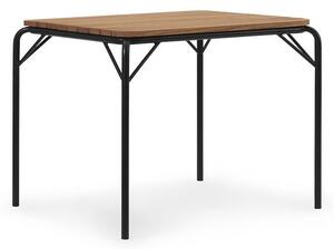 Normann Copenhagen - Vig Table Robinia - Trädgårdsbord - Black - Medium - H76 x W80 x L90 cm