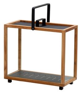 Cane-line - Lighthouse Outdoor Lantern - Lykta - Teak - Rectangular - B: 23 x D: 46 x H: 42 cm