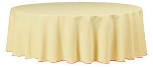 Broste CPH - Wilhelmina Tablecloth - Duk - Light Yellow - Ø200 cm