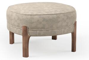 Warm Nordic - Cocktail Pouf - Puff - Razzle Dazzle 116 (Black & White) - H42 x L48 x W48 x SH42 cm