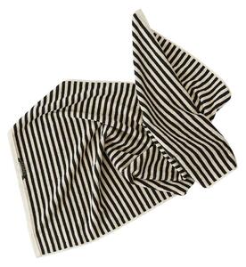 OYOY LIVING - Raita Towel - Handduk - Clay / Black - XLarge - H100 x W150 cm