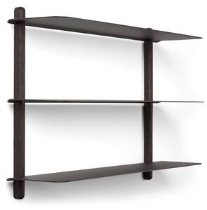 Gejst - NIVO - Hylla - A - Black Ash/Black - H: 42 x W: 64 x D: 16 cm