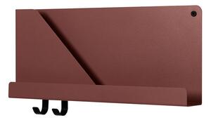 Muuto - Folded Shelves - Hylla - Deep Red L51 - L: 51 x D: 6,9 x H: 22 cm