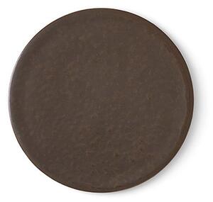 Audo Copenhagen - NNDW - Plate/Lid - Tallrikar - Dark Glazed - Ø13,5 - Ø13,5 x H0,8 cm
