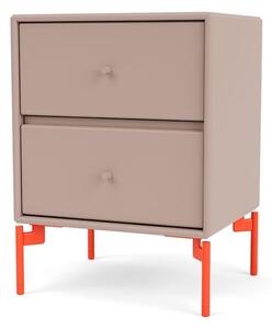 Montana - DRIFT - With Rosehip Legs - Sängbord - Mushroom - B 35,4 x H 35,4 x D 30 cm