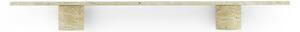 Normann Copenhagen - Sten Shelf 120 Cm - Hylla - Travertine - W120 x D18 x H13 cm