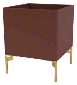 Montana - Colour Box I – S6161 - With Brass Legs - Förvaringslådor - Masala - W35,4 X H42,6 X D35,4 cm