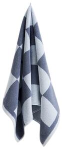 HAY - Check Hand Towel - Handduk - Steel Blue - W50 x L90 cm