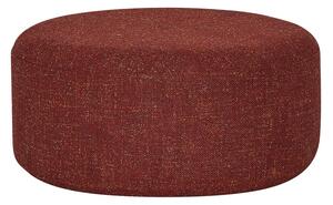 Hübsch - Marshmellow Pouffe Large - Puff - Red - ø70xh35cm