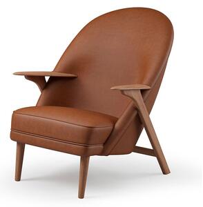 Warm Nordic - Wingman Lounge Chair - Lounge stol - Vitoria 2267 (Tabac) - L78 x W85 x H42/96 cm