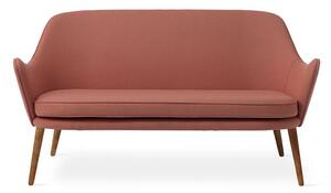 Warm Nordic - Dwell Sofa - Soffa för 2 personer - Hero 511 (Blush) - L141 x W76 x H73 cm
