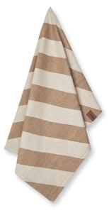 Humdakin - Organic Tea Towel - 2 Pack - Kökshandduk - 205 Beige Candy - W45 x L70 cm