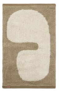 Ferm Living - Lay Washable Mat - Badmatta - Dark Taupe/Off-white - W50 x H70 x D1 cm