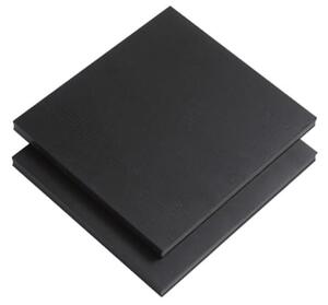 Woud - Elevate Back Panel - Hylla - Black Painted Oak Veneer - Small 2 pcs. - L29,6 x W19 x H32,9