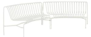 HAY - Palissade park dining bench in-in - Trädgårdsbänk - Cream White - W295.5 X D107 X H80 X SH45