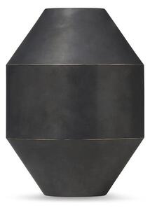 Fredericia Furniture - Hydro Vase 8210 & 8211 by Sofie Østerby - Vas - Small - Black-Oxide Brass - Ø15 x H20 cm