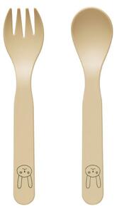 OYOY MINI - Pullo Cutlery - Bestick för barn - Vanila - L:13.5 x W:2.8 cm / L:13.5 x W:2.8 cm