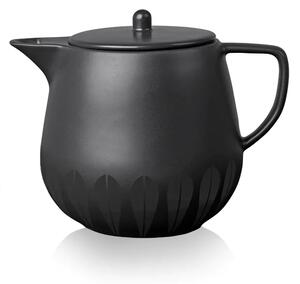 Lucie Kaas - Lotus Tea Pot | Black - Kanna - Black - 1,2 L