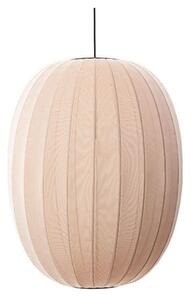 Made by Hand - High oval Knit-wit - 65 pendant - Hängande lampa - Sand stone - Ø65 x H86 cm