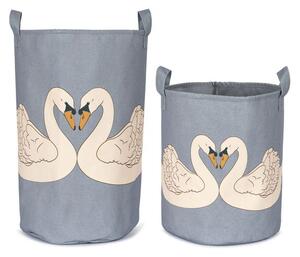 Konges Sløjd - Toy Storage Bags - Förvaringslåda för barn - SWAN - H40 x W50 cm