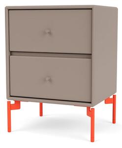 Montana - DRIFT - With Rosehip Legs - Sängbord - Truffle - B 35,4 x H 35,4 x D 30 cm